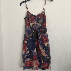 Moulinette Soeurs Silk Floral Dress. Size 4.